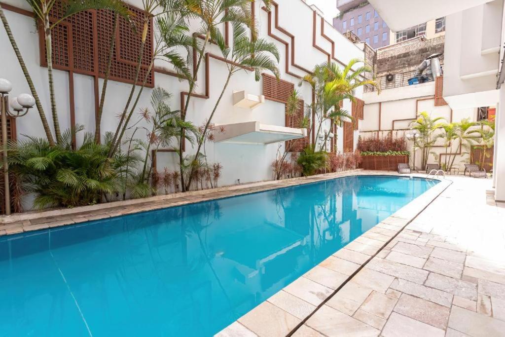 Apartamento La Paulista - Flat 916 - Service Com Academia, Piscina E Prox Paulista *